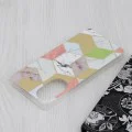 Калъф за Oppo A78 4G - серия Marble - лилав шестостен