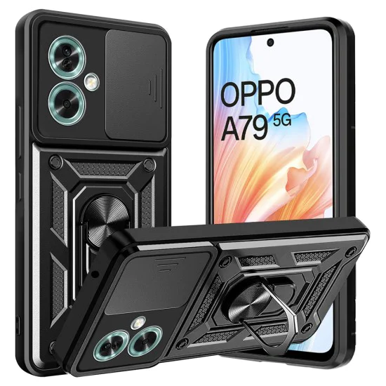 Калъф за Oppo A79 5G / OnePlus Nord N30 SE - CamShield Series - Черен