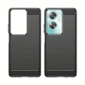 Калъф за Oppo A79 5G / OnePlus Nord N30 SE - Carbon Silicone - Черен