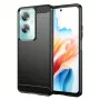 Калъф за Oppo A79 5G / OnePlus Nord N30 SE - Carbon Silicone - Черен