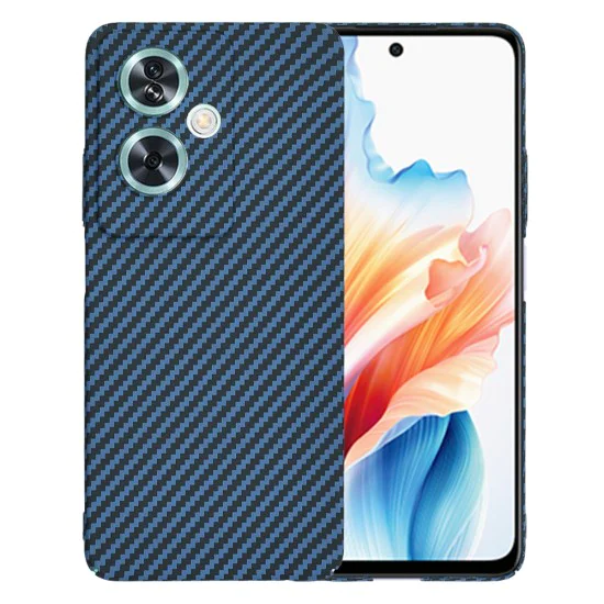 Калъф за Oppo A79 5G / OnePlus Nord N30 SE - Carbonite FiberShell - Cyan
