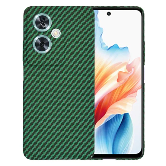 Калъф за Oppo A79 5G / OnePlus Nord N30 SE - Carbonite FiberShell - Зелен