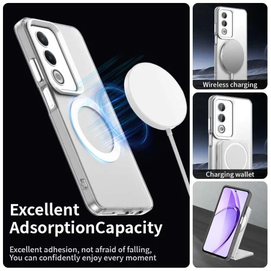 Калъф за Oppo A80 5G - CandyCase MagSafe - Бял
