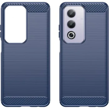 Калъф за Oppo A80 5G - Carbon Silicone - Blue