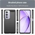 Калъф за Oppo A80 5G - Carbon Silicone - Черен