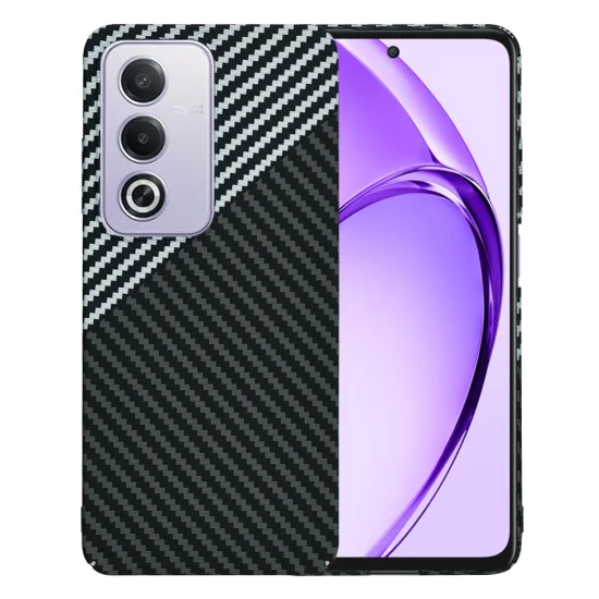 Калъф за Oppo A80 5G - Carbonite FiberShell - Stealth Grey
