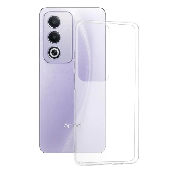 Калъф за Oppo A80 5G - Прозрачен силикон - Прозрачен