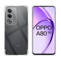 Калъф за Oppo A80 5G - Удароустойчив Clear Clear Silicone - Clear
