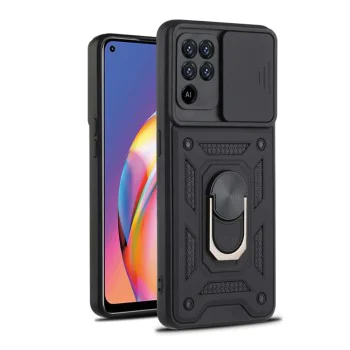 Калъф за Oppo A94 4G / Reno5 Lite - CamShield Series - черен