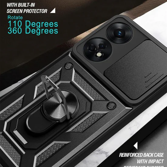 Калъф за Oppo A98 5G - CamShield Series - черен