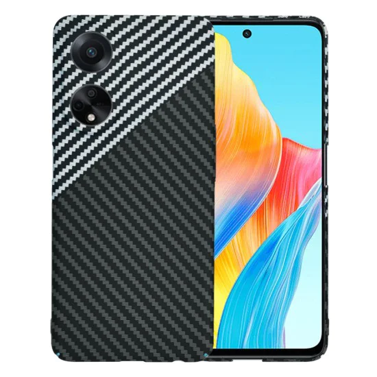 Калъф за Oppo A98 5G - Carbonite FiberShell - Stealth Grey