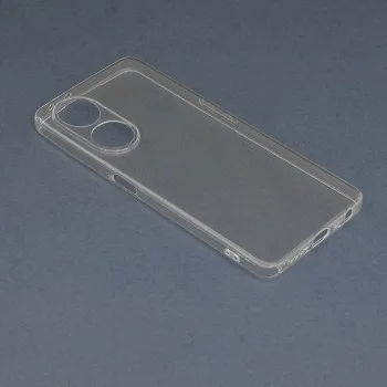 Калъф за Oppo A98 5G - Прозрачен силикон - Прозрачен