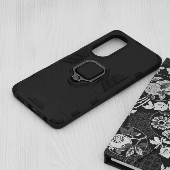 Калъф за Oppo A98 5G - Силиконов щит - Черен