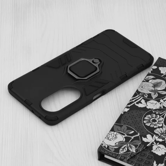 Калъф за Oppo A98 5G - Силиконов щит - Черен