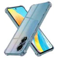 Калъф за Oppo A98 5G - Techsuit - Удароустойчив Clear Silicone - Опушено Черен
