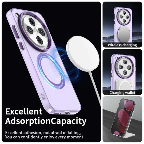 Калъф за Oppo Find X8 Pro - CandyCase MagSafe - Лилав