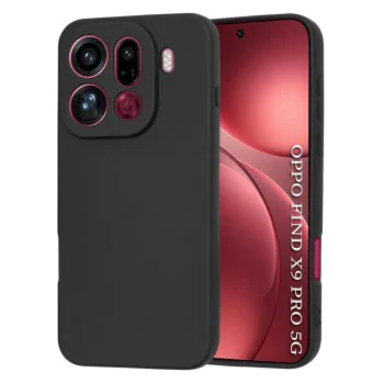 Калъф за Oppo Find X9 Pro - Techsuit SoftFlex - Черен