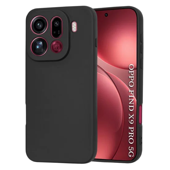 Калъф за Oppo Find X9 Pro - Techsuit SoftFlex - Черен