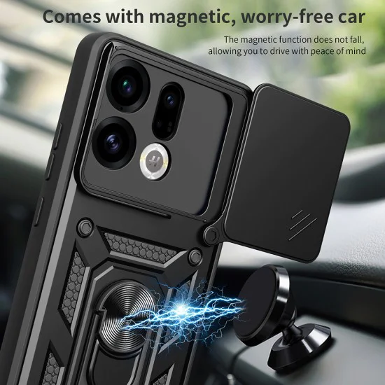 Калъф за Oppo Find X9 – Techsuit CamShield Series – Черен