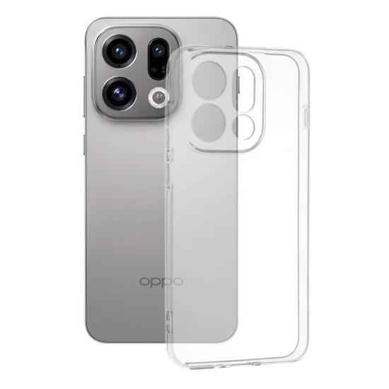 Калъф – Oppo Find X9 – Techsuit Clear Silicone – Прозрачен