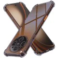 Калъф за Oppo Find X9 Ultra - Shockproof Clear Silicone - Techsuit - Сив (Smoke Black)