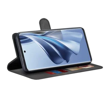 Калъф за Oppo Reno10 / Reno10 Pro - Дневник - Черен