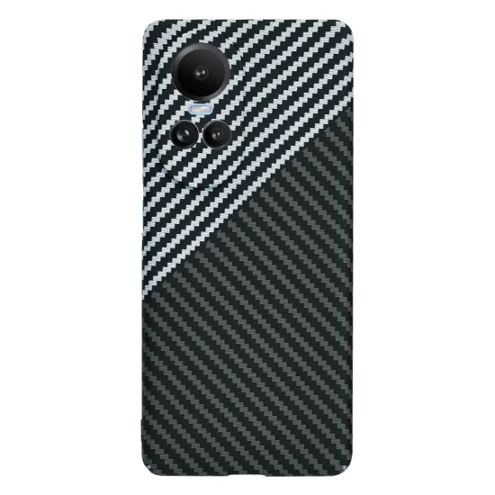 Калъф за Oppo Reno10 / Reno10 Pro - Techsuit - Carbonite FiberShell - Stealth Grey