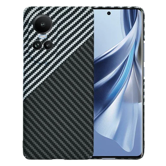 Калъф за Oppo Reno10 / Reno10 Pro - Techsuit - Carbonite FiberShell - Stealth Grey