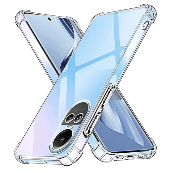 Калъф за Oppo Reno10 / Reno10 Pro - Удароустойчив прозрачен силикон - прозрачен