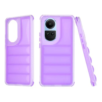 Калъф за Oppo Reno10 / Reno10 Pro - Wave Shield - Лилав