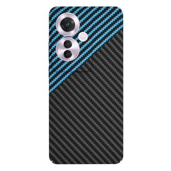 Калъф за Oppo Reno11 F - Carbonite FiberShell - Blue Pulse