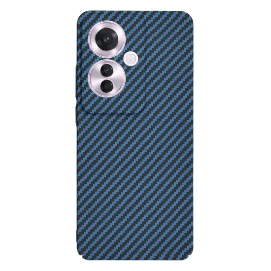 Калъф за Oppo Reno11 F - Carbonite FiberShell - Cyan