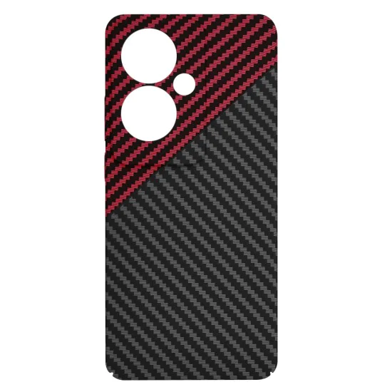 Калъф за Oppo Reno11 F - Carbonite FiberShell - Red Vortex