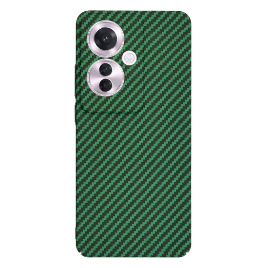 Калъф за Oppo Reno11 F - Carbonite FiberShell - Зелен