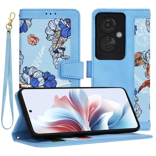 Калъф за Oppo Reno11 F - FlipCraft - Vibrant Blue