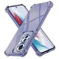 Калъф за Oppo Reno11 F - Techsuit - Удароустойчив Clear Silicone - Опушено Черен