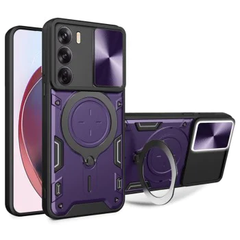 Калъф за Oppo Reno12 - CamGuard Pro - Лилав