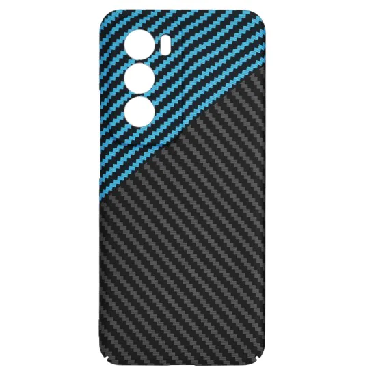 Калъф за Oppo Reno12 - Carbonite FiberShell - Blue Pulse
