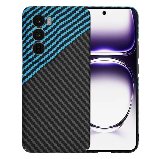 Калъф за Oppo Reno12 - Carbonite FiberShell - Blue Pulse