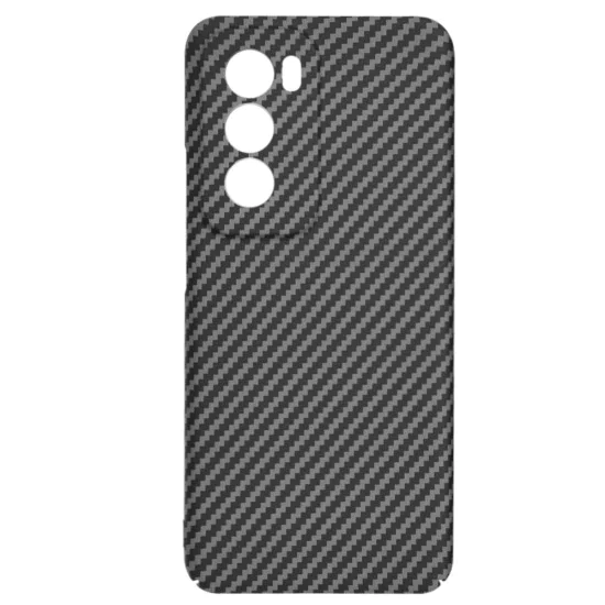 Калъф за Oppo Reno12 - Carbonite FiberShell - Черен