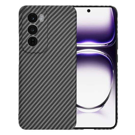 Калъф за Oppo Reno12 - Carbonite FiberShell - Черен