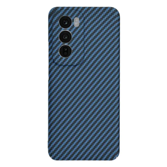 Калъф за Oppo Reno12 - Carbonite FiberShell - Cyan