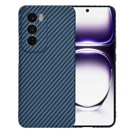 Калъф за Oppo Reno12 - Carbonite FiberShell - Cyan