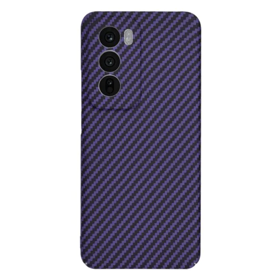 Калъф за Oppo Reno12 - Carbonite FiberShell - Лилав