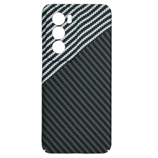 Калъф за Oppo Reno12 - Carbonite FiberShell - Stealth Grey