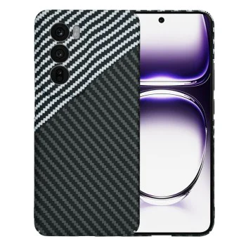 Калъф за Oppo Reno12 - Carbonite FiberShell - Stealth Grey