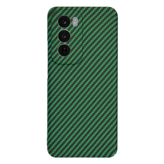 Калъф за Oppo Reno12 - Carbonite FiberShell - Зелен