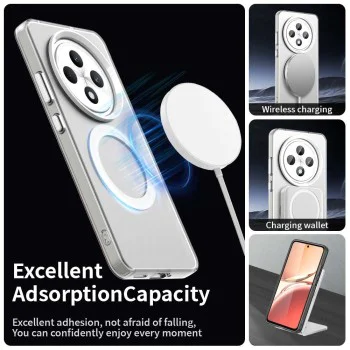 Калъф за Oppo Reno12 F 4G / Reno12 F 5G / Reno12 FS 4G / Reno12 FS 5G - CandyCase MagSafe - Бял