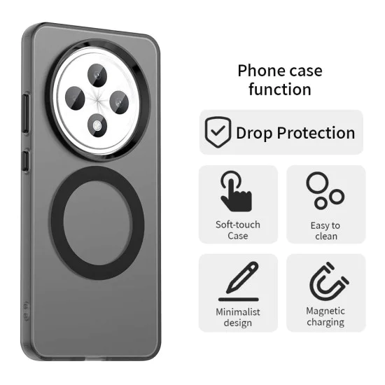 Калъф за Oppo Reno12 F 4G / Reno12 F 5G / Reno12 FS 4G / Reno12 FS 5G - CandyCase MagSafe - Черен