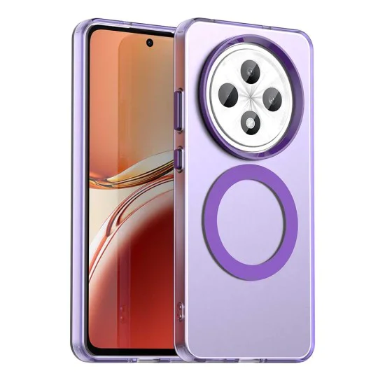 Калъф за Oppo Reno12 F 4G / Reno12 F 5G / Reno12 FS 4G / Reno12 FS 5G - CandyCase MagSafe - Лилав